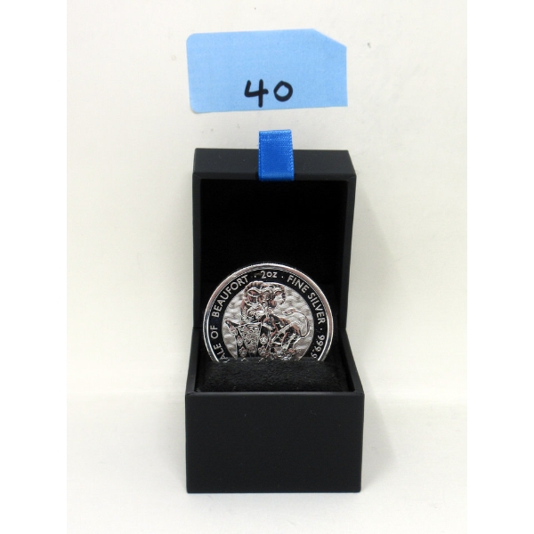 2 Oz .9999 Silver Yale of Beaufort Coin 