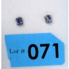Image 1 : New 1 CT Tanzanite Earrings in Sterling Silver