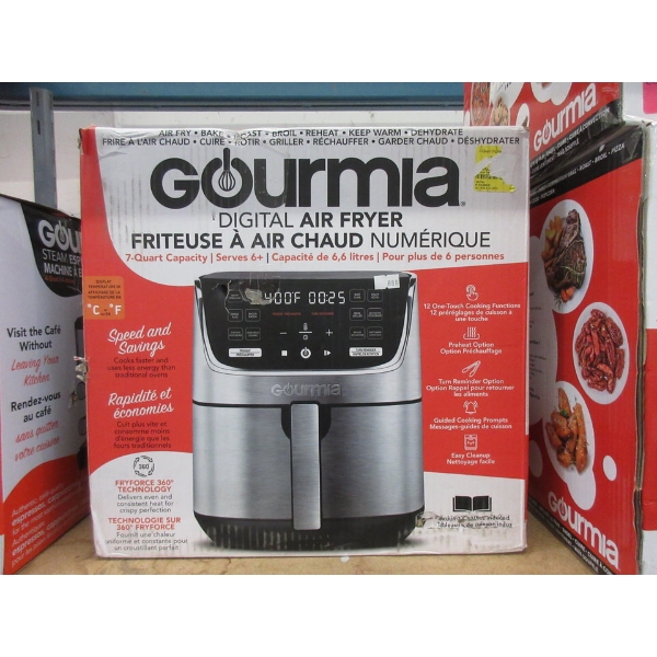 Gourmia Digital  Air Fryer Oven - 7 QT / 6.6 L
