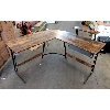 Image 1 : Corner Desk with Drawer & Monitor Ledge