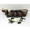 Image 1 : Vintage Japanese Dachshund and Siamese Cat