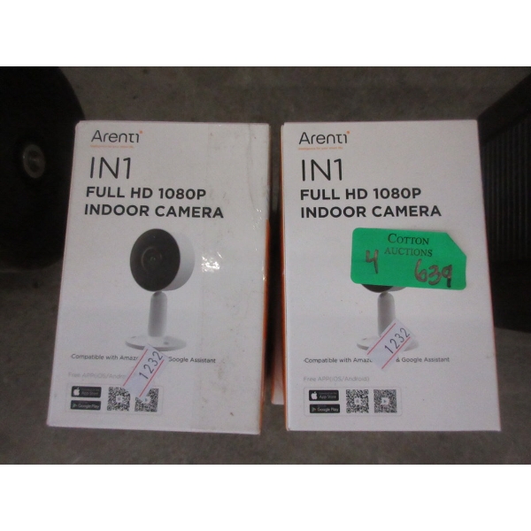 4 IN1 Full HD Indoor Security Cameras in Boxes