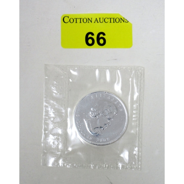 1 Oz .9999 Silver 2008 Maple Leaf Coin 