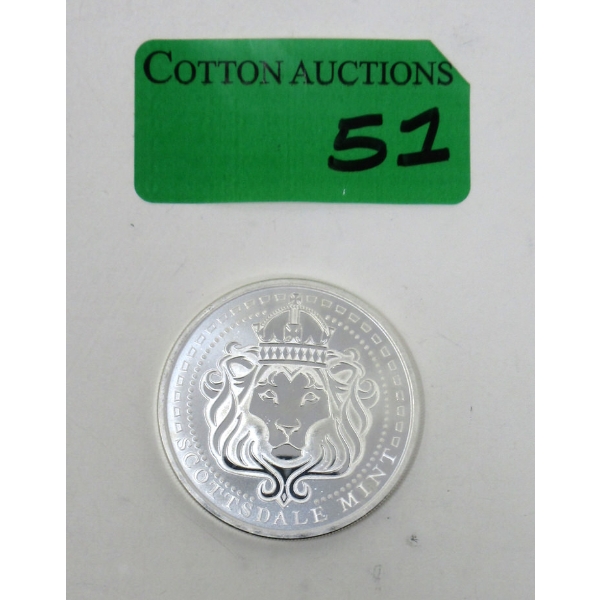 1 Oz .999 Silver In.Omnia.Paratus Round 