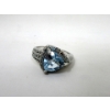 Image 2 : 2.85 CT Blue Topaz & Diamond Dinner Ring