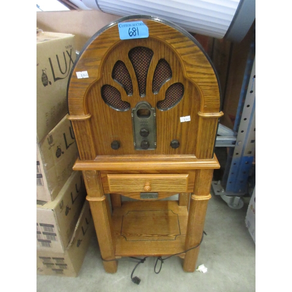 Thomas Floor Standing Radio with Cassette Player