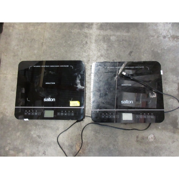 2 Salton Countertop Induction Burners - No Boxes