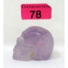Image 1 : 684 Carat Hand Carved Amethyst Gemstone Skull