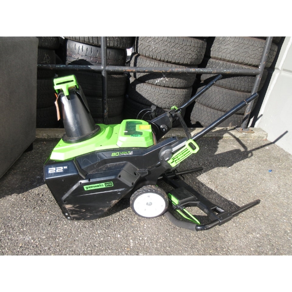 Greenworks Pro 22" Snow Thrower - No Battery