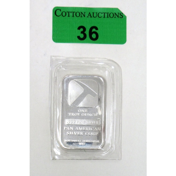 1 Oz .999 Silver NWTM Bar 
