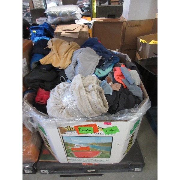 Skid of Clothing & Soft Household Goods