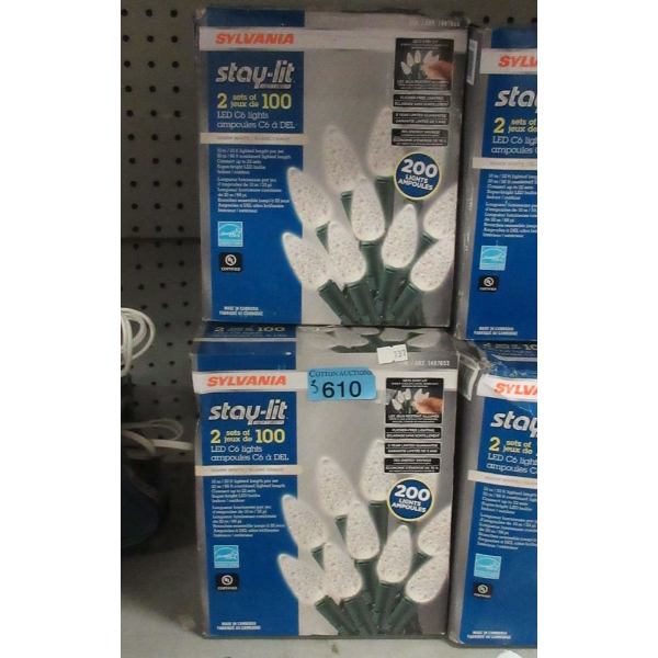3 Sets of Sylvania C6 LED String Lights 