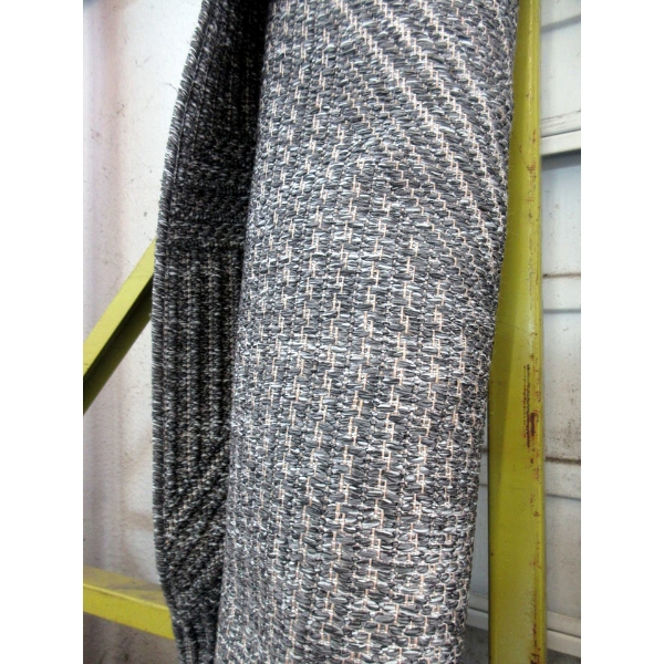 8' x 10' Grey Woven Low Pile Area Carpet