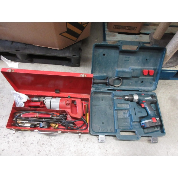 Milwaukee Hammer Drill & Bosch Brute Hammer Drill