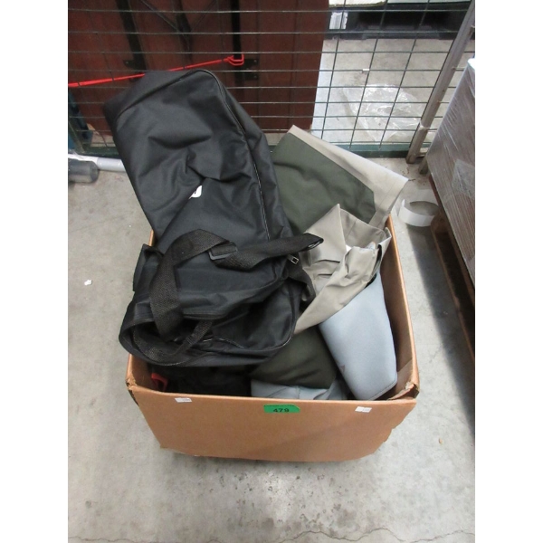 Box of Assorted New & Customer Return Sports Goods