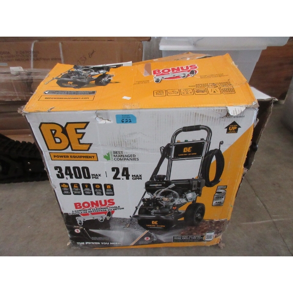 BE 3400 PSI Gas Power Washer in Box