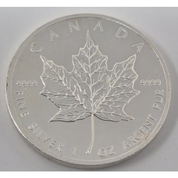 1 Oz .9999 Silver 2010 Canada Maple Leaf Coin 