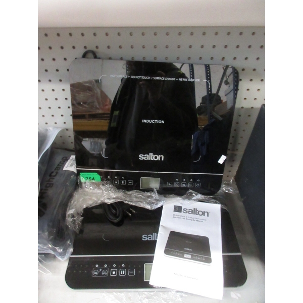 2 Salton Portable Induction Burners - No Boxes