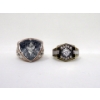 Image 1 : 2 x Sterling Silver Estate Rings 