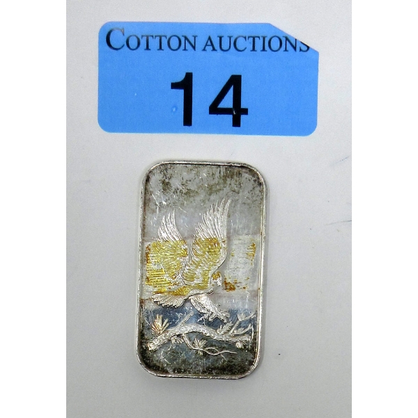 1 Oz .999 Silver Eagle SilverTowne Mint Bar 