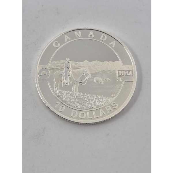 1/2 Oz .9999 Silver 2014 Canada RCMP Coin