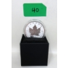 Image 1 : 1 Oz .9999 Silver 2016 Canada Maple Leaf Coin 