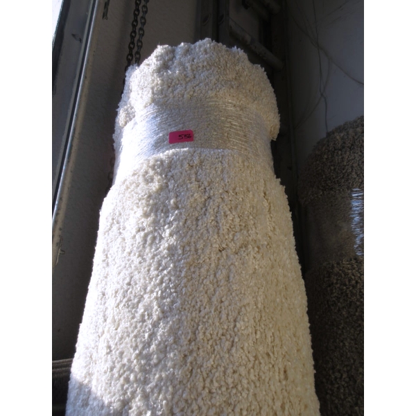 8' x 10' White Shag Area Carpet