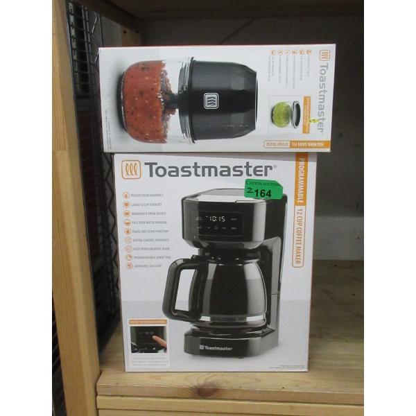 Toastmaster 12 Cup Coffee Maker & 1 Cup Chopper