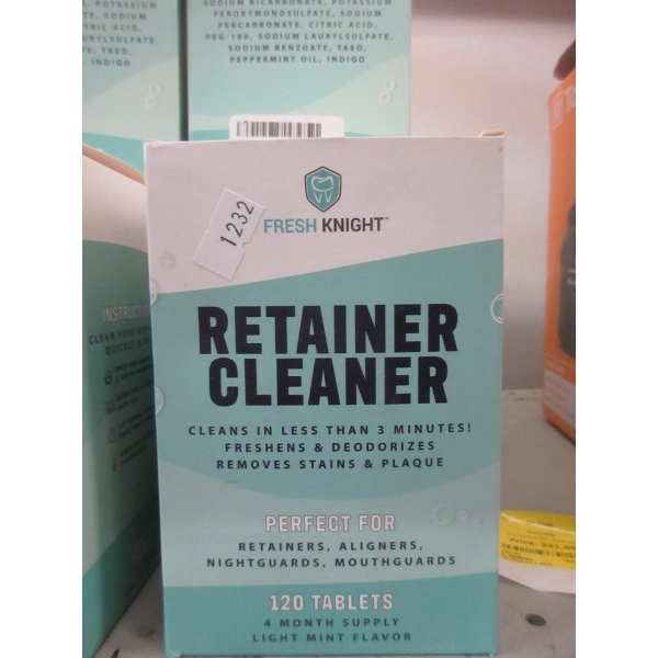 4 Boxes of Fresh Knight Retainer Cleaner Tablets