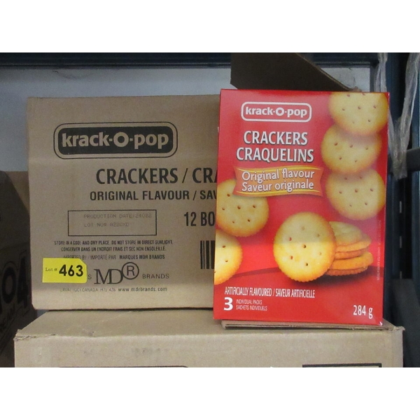 Case of Krack-O-Pop Original Flavour Crackers