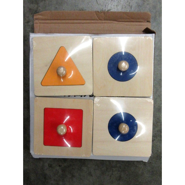 Case of 16 New Montessori Wood Toy Sets