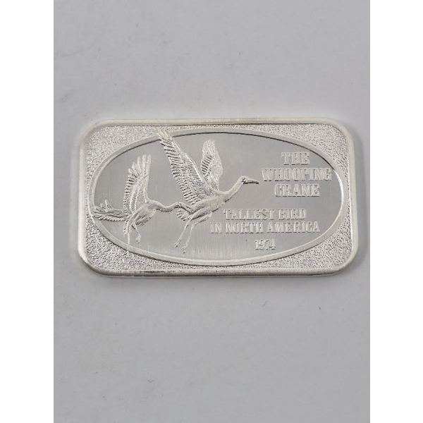 1 Oz .999+ Silver 1974 USA Silver Corp Bar
