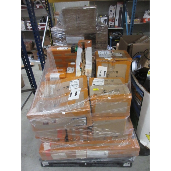 Skid of Boxed Light Fixtures - Customer Returns - As Is