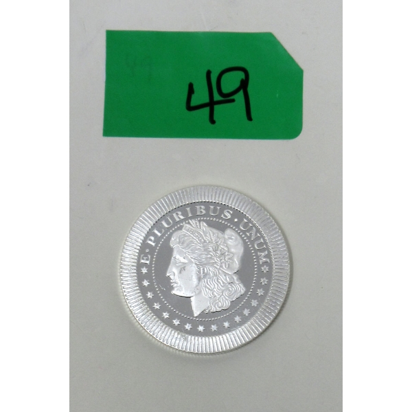 1 Oz .999 Silver E.Pluribus.Unum Round 