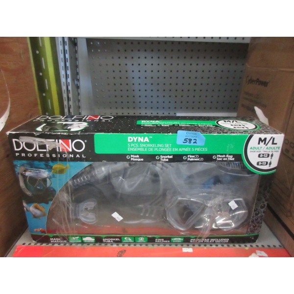 Dolfino Adult Snorkeling Set - M/L