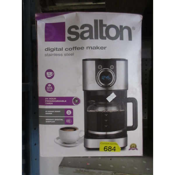 Salton Programmable Digital Coffee Maker 