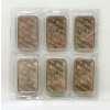 Image 2 : Uncut 6 x 1/2 Oz .999 Silver NWTM Bars 