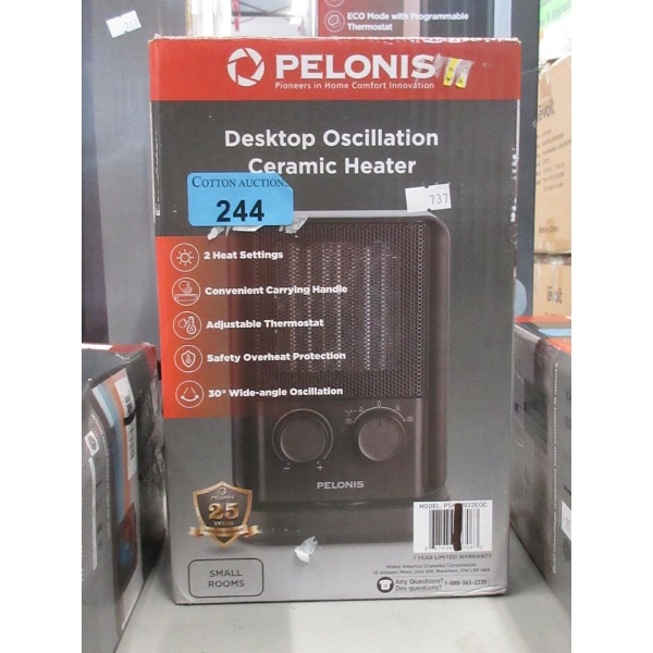 Pelonis Desktop Ceramic Oscillation Heater