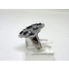 Image 2 : 1.08 CTW Sapphire & Diamond Cluster Ring 