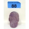 Image 1 : 666 Carat Amethyst Hand-Carved Skull 