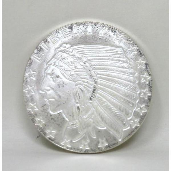 1 Oz .999 Silver Liberty Round 