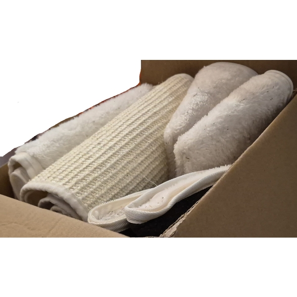 Box of Customer Return Cushion Covers-Have Stains 