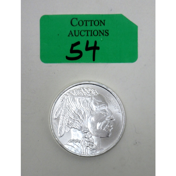 1 Oz .999 Silver Elemetal Liberty Round 