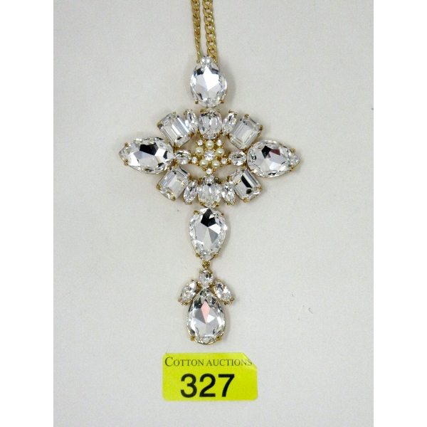 Large Shay Lowe Crystal Statement Necklace
