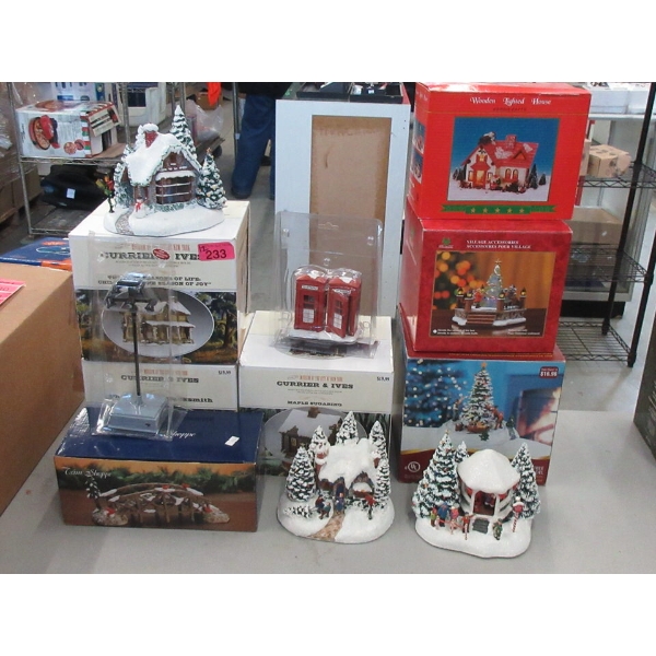12 Piece Lot of Quality Christmas Decorations