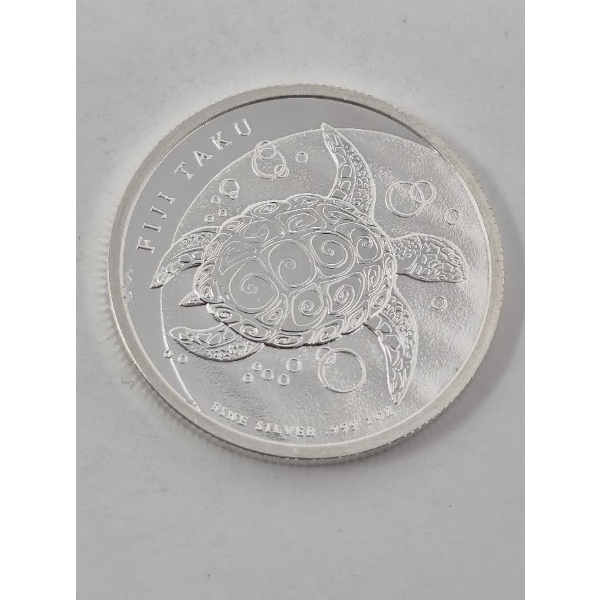 1 Oz .999 Silver 2013 Fiji Taku Turtle Coin