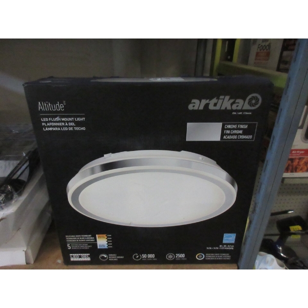 Artika "Altitude" Dimmable Flush Mount Ceiling Light