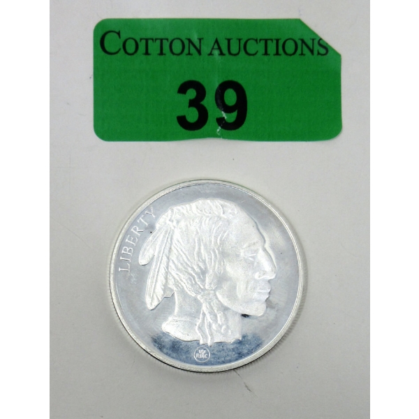 1 Oz .999 Silver RMC 2-Sided Art Round