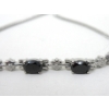 Image 2 : New Sterling Silver 5 Sapphire Bolo Bracelet