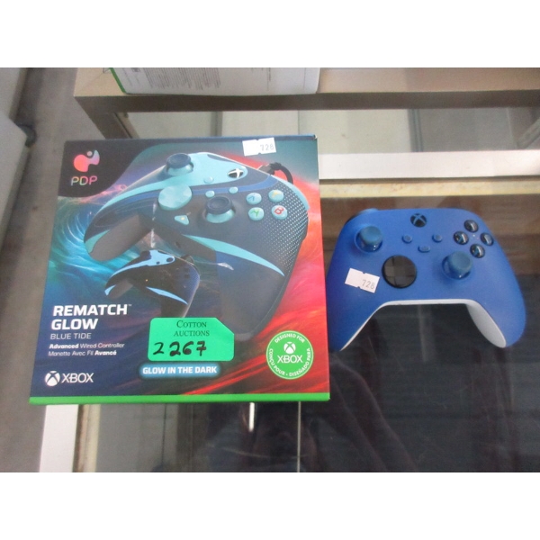1 Wireless & 1 Wired Xbox Controllers